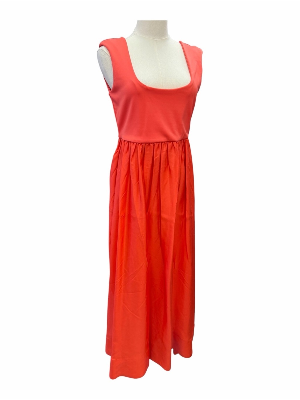 C5 Cynthia Rowley Isla Scoop‎ Neck Silk Dress